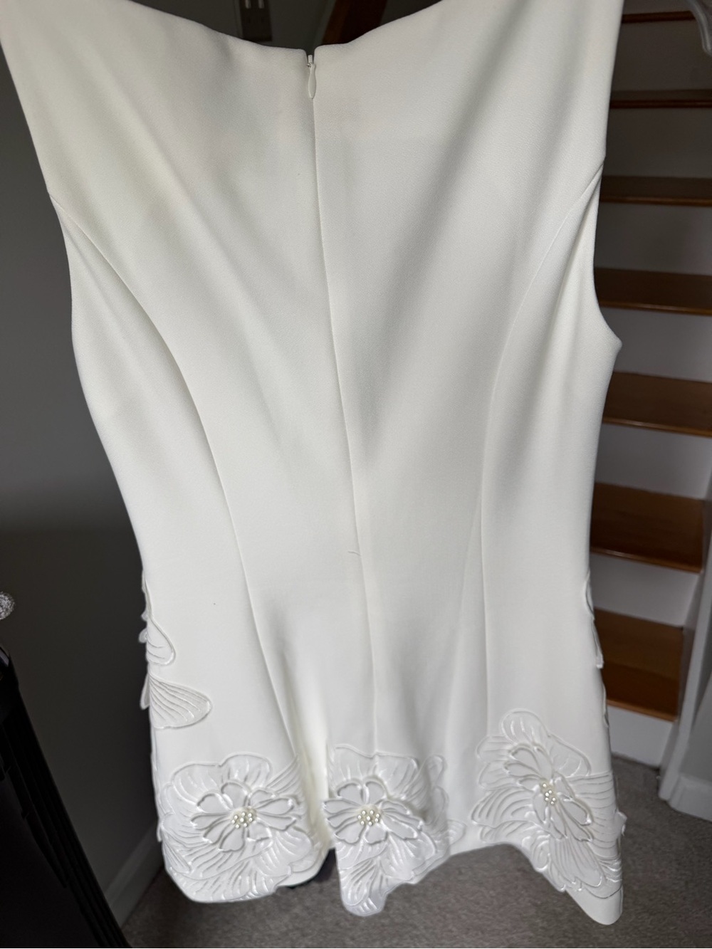 NWT Janelle Mini Dress In White - Picture 4 of 9
